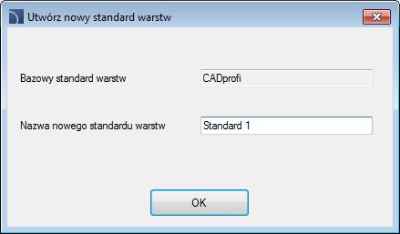 CADprofi Polecenia ogólne: Standardy warstw CADprofi Standardy warstw CADprofi Wszystkie obiekty programu CADprofi są sklasyfikowane zgodnie z Open BIM (klasyfikacja IFC).