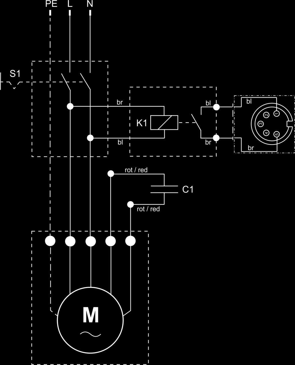 HYDAC FILTER SYSTEMS GMBH Ustawianie / montaż / integracja agregatu filtracyjnego 6 6.5 Podłączanie przewodu sygnałowego (tylko MFU-15S9-.