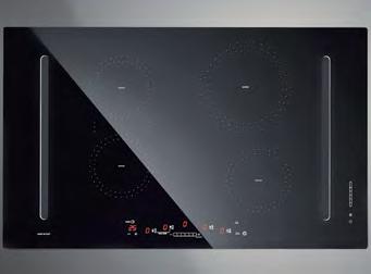 regulowany limit mocy Rozmiar: 83x51 cm Materiał: czarne hartowane, stal nierdzewna BLATOWE Sterowanie: elektorniczne czujnik wymiany