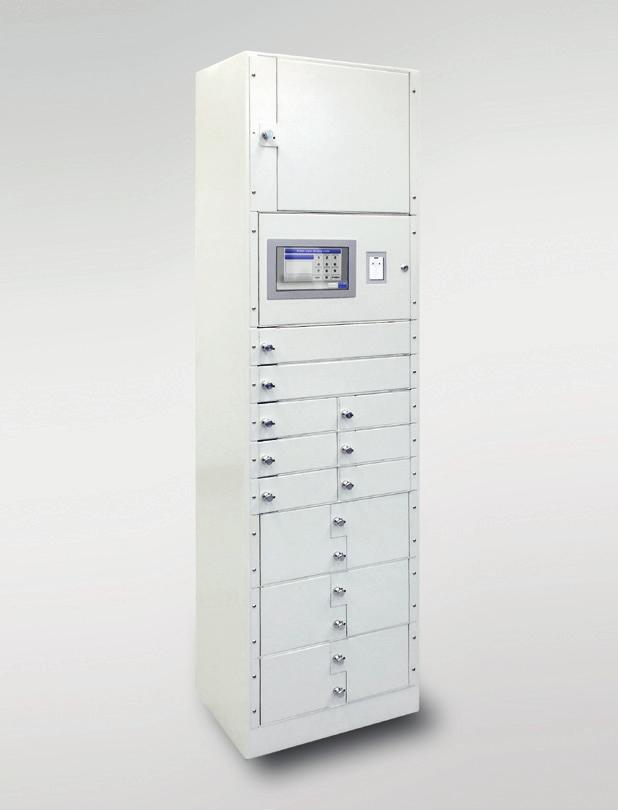 SKRYTKI ELEKTRONICZNE Skrytki SafeKey mogą być elementem depozytora kluczy bądź