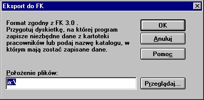 .. pojawia się okno dialogowe Współpraca z FK. Rys. 12-29 Dialog Współpraca z FK.