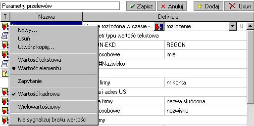 248 Rozdział 13 wartość elementu pobierana z systemu wynagrodzeń w okresie płacowym (czyli z zakładki wynagrodzeń pracownika), Rys. 13-8 Wartość elementu pobierana z systemu wynagrodzeń.
