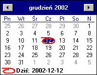 Wprowadzanie daty - korzystanie z kalendarzyka podręcznego W całym programie, daty należy wprowadzać w określonym formacie: Rok-miesiąc-dzień. Oto kilka prostych sposobów wprowadzania daty.
