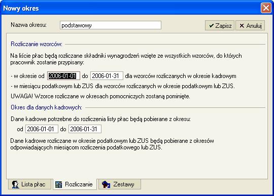 Pracownik 45 W programie można pracować jednocześnie w wielu okresach płacowych. Posiadanie wielu otwartych okresów pozwala na zaplanowanie wynagrodzeń w firmie w dowolnym przedziale czasu.