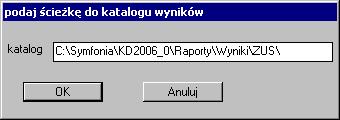 4-66 Okno Deklaracje ZUS Przy eksporcie pierwszego dokumentu ustawiamy ścieżkę dostępu do katalogu ZUS,