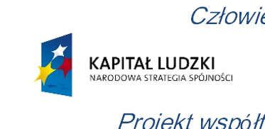 współfinansowan przez Unię Europejską w ramach