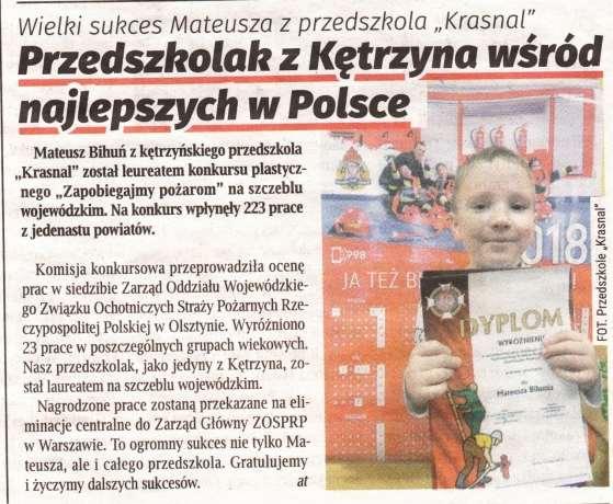 Obecnie jesteśmy na wypadku drogowym na trasie Garbno Kętrzyn.