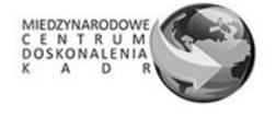 2. Organizatorem Projektu jest Międzynarodowe Centrum Doskonalenia Kadr Sp. z o.o. ul. Trzy Lipy 3, 80-172 Gdańsk. 3. Projekt realizowany jest w okresie od 01.09.2018r. do 31.07.2019r. 4.