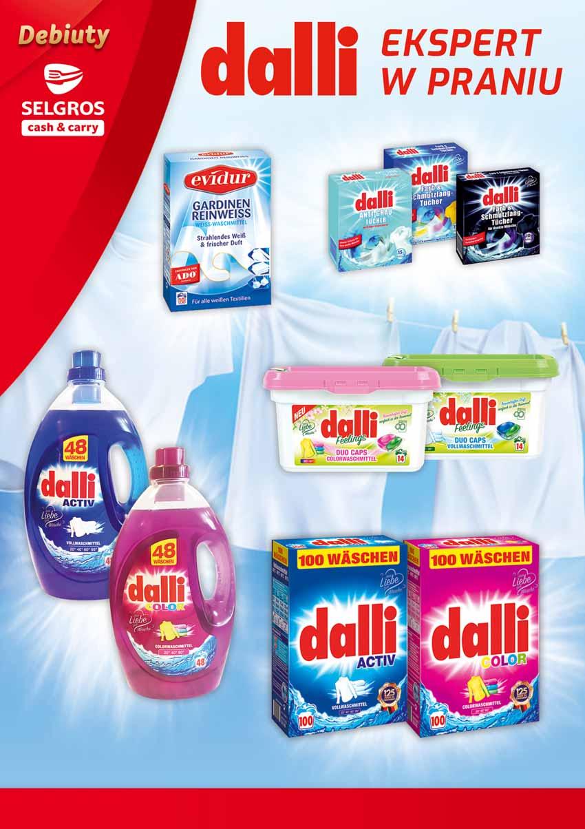 DALLI EVIDUR PROSZEK DO FIRAN 600 G sprzedaż po 1 opak. 62464458 6 49 1 opak. z VAT 7.98 DALLI CHUSTECZKI DO PRANIA 10 SZT., 15 SZT. trzy rodzaje sprzedaż po 1 opak. 51386712 5 49 1 opak. z VAT 6.