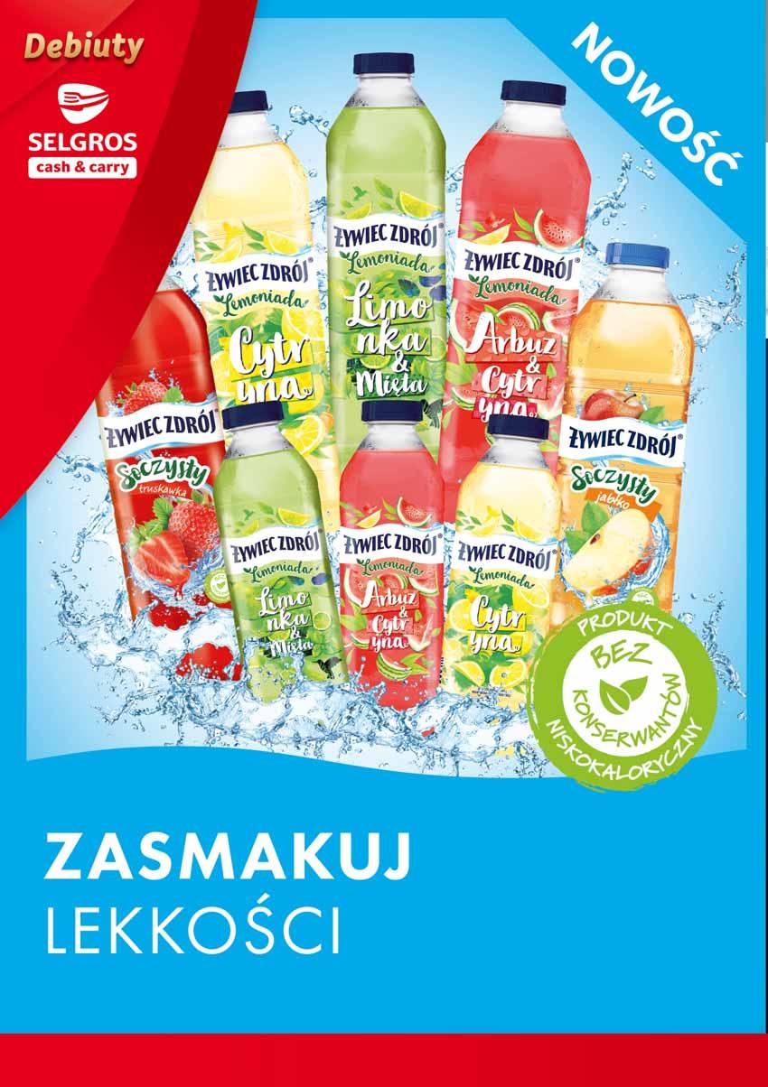 2 ŻYWIEC ZDRÓJ LEMONIADA 500 ML różne smaki pakowana po 6 szt. 21160023 1 49 z VAT 1.