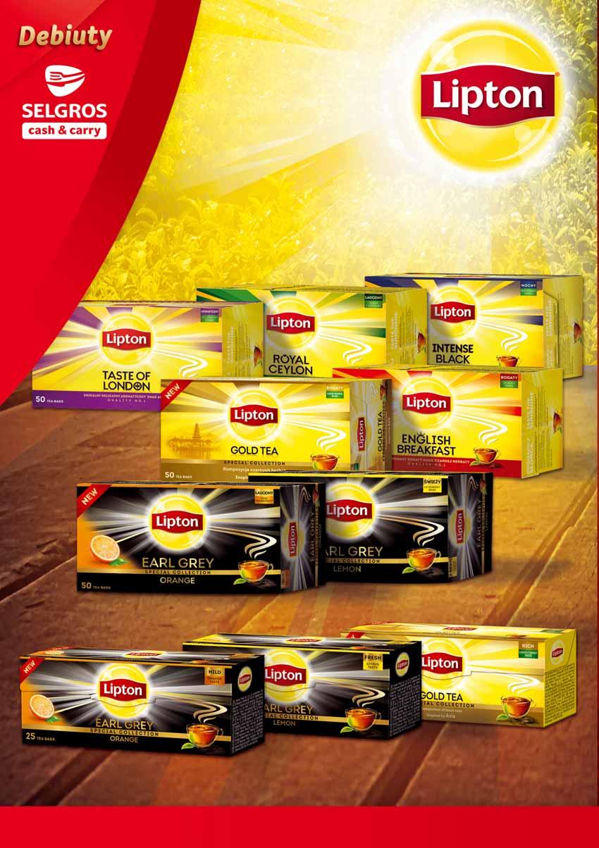 HERBATA LIPTON 50 TOREBEK różne rodzaje 88338587 7 29 z VAT 8.