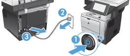 Instalacja modułu faksu w urządzeniu wielofunkcyjnym HP LaserJet Enterprise z serii 500 1.