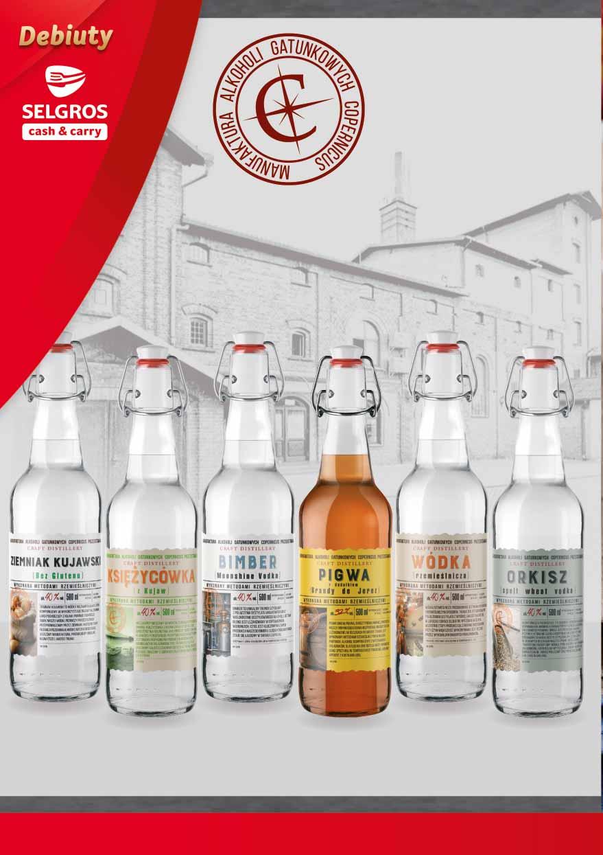 WÓDKA RZEMIEŚLNICZA 40% 500 ML różne rodzaje 14107866 19 99 z VAT 24.