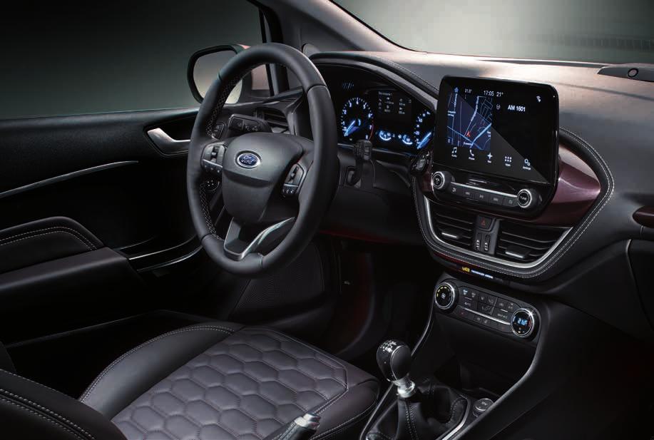 FORD FIESTA Wyposażenie Ford Fiesta Vignale z tapicerką skórzaną Windsor