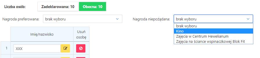 Pozostałe kompetencje Rysunek 17. Dziennik edycja wybór podgląd Wysyłanie mailingu Koordynatorzy Szkolni mają możliwość wysyłania maili zbiorowych do podległych im użytkowników, tj.