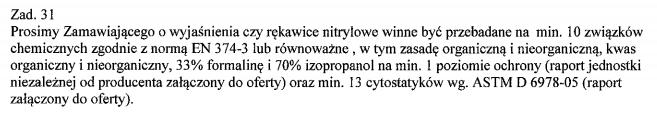 Zamawiający wymaga złożenia oferty zgodnie z SIWZ 27.