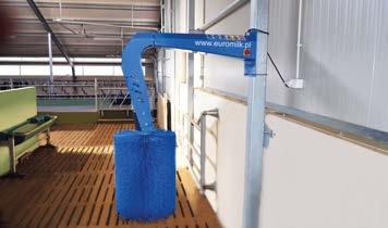 swobodnego czyszczenia sierści Stabilna i solidna konstrukcja EM Spa zapewnia płynne ruchy urządzenia oraz bezpieczeństwo krów.