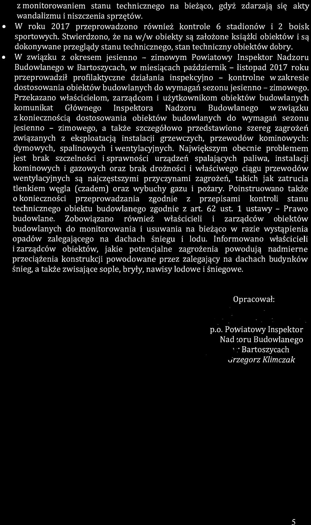 jesienno - zimowego, a także szczegółowo przedstawiono szereg zagrożeń związanych z eksploatacją instalacji grzewczych, przewodów kominowych: dymowych, spalinowych i wentylacyjnych.