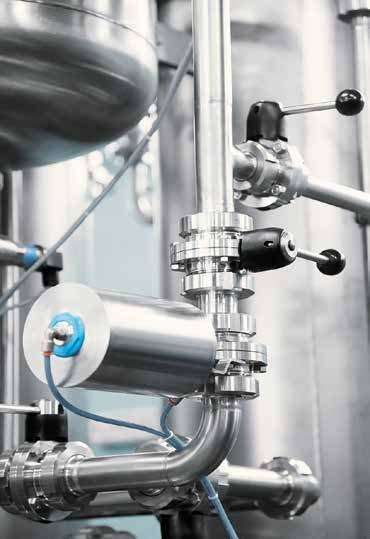 produkcji gazowanej wody / napoju sterowany za pomocą sterownika B&R, łatwego w obsłudze i jednocześnie zaawansowanego technologicznie.