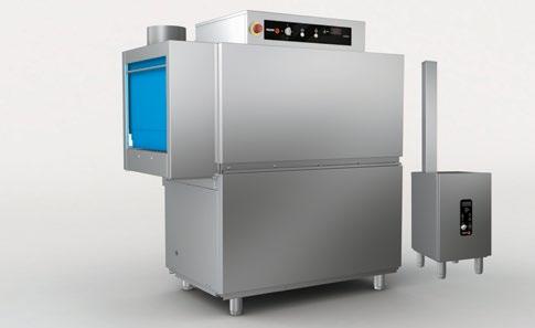 FAGOR INDUSTRIAL ZMYWARKI TUNELOWE CONCEPT COMPACT - ECO- ZASILANE GAZEM NOWOŚĆ ZMYWARKA TUNELOWA COMPACT CCO-160 I-ECO Z MODUŁEM ANTYROZBRYZGOWYM OGÓLNA CHARAKTERYSTYKA - Zmywarki tunelowe w wersji