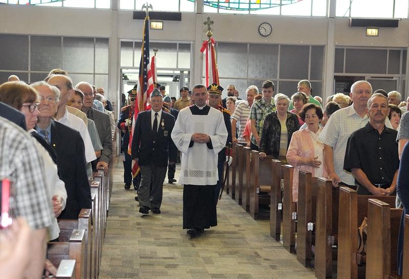 Priscilla Church we honored veterans who fought in the Battle of Monte Cassino, 73 years