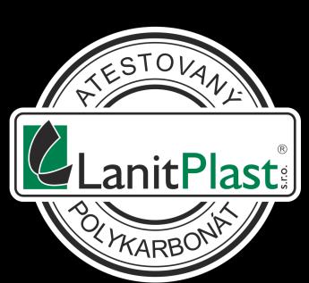 Pieczęć jakości Ta szklarnia jest wyposażona w poliwęglan najwyższej