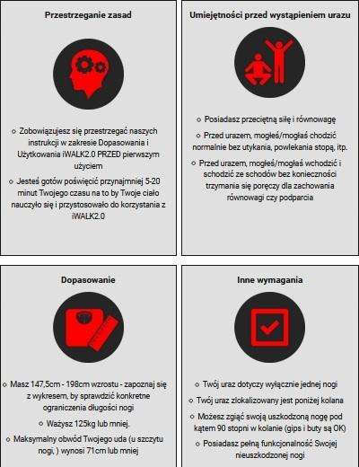 W przypadku większości ludzi, odpowiedź brzmi TAK! iwalk2.0 jest łatwy i intuicyjny w użyciu. Krótko mówiąc: jeśli możesz chodzić, to możesz używać iwalk2.0. iwalk2.0 sprawdza się u większości ludzi, choć nie u każdego.
