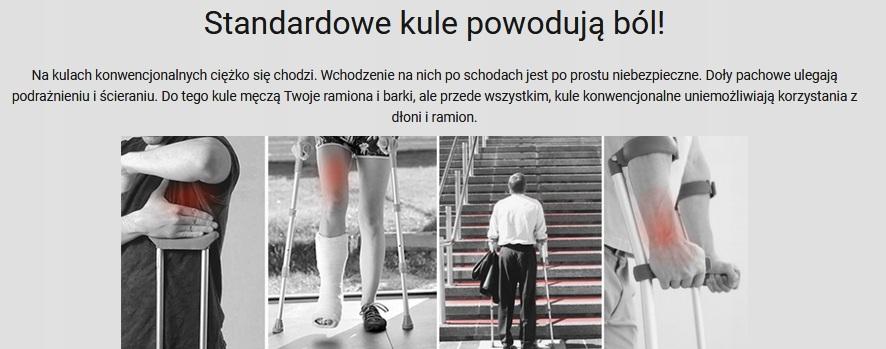 przenoszenia rzeczy z domu do Twojego samochodu! Większa wygoda Konwencjonalne kule powodują dyskomfort wywierając nienaturalny nacisk na Twoje dłonie i pachy.