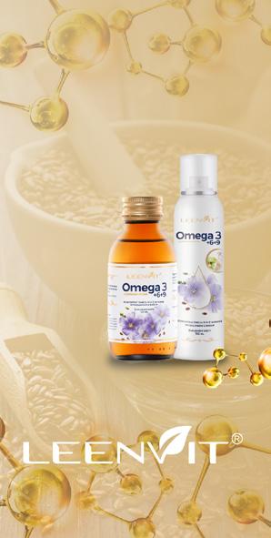 LEENVIT Stanowi bogate, naturalne, skoncentrowane źródło Omega 3 o wysokiej czystości, w formie monoestrów, zapewniających znakomitą zdolność wchłaniania przez organizm.