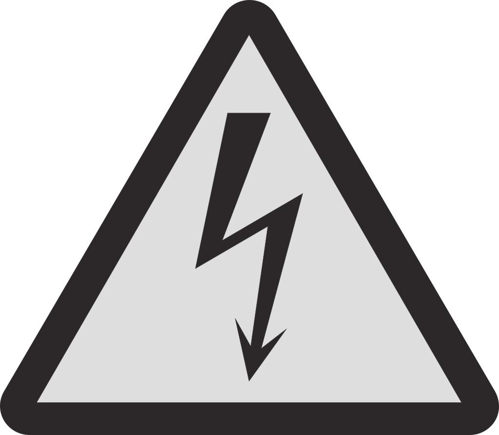 Nalepka parametrów elektrycznych UWAGA Wytrzyj wszystkie złącza do czysta przed ich podłączeniem. Przed włączeniem maszyny upewnij się, że złącza są czyste i prawidłowo podłączone.