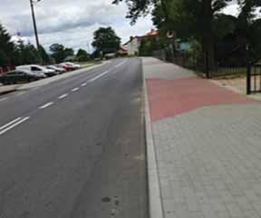 Przebudowa chodników i zjazdów