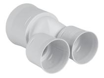 Katalog główny profi-air 2019 25 Systemy rurowe profi-air profi-air classic Przejściówka profi-air classic Przejściówka prosta z PE-D do przejścia z profi-air classic NW 90 na 2x NW 63.