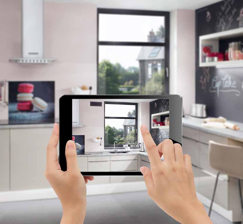 Katalog główny profi-air 2019 55 Augmented Reality App Teraz możesz przetestować nasze kratki dekoracyjne bezpośrednio w swoich czterech ścianach 1. 2. 3.