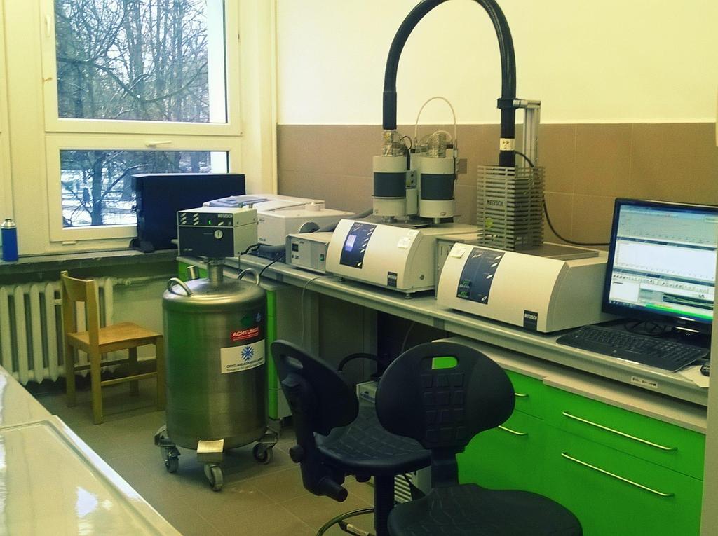 6 Analizator Termiczny STA 449 F1 Jupiter (Simultaneous Thermal Analysis) Kwadrupolowy spektrometr masowy QMS 403 D