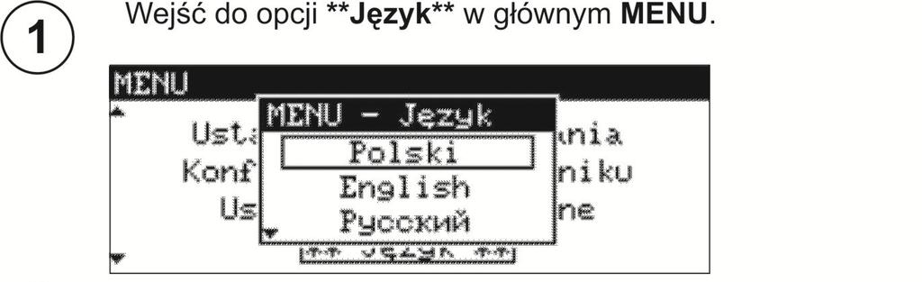 2.7 Wybór języka 2.8 