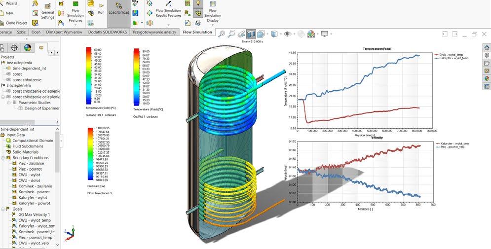 OBLICZENIA WYTRZYMAŁOŚCIOWE SOLIDWORKS FLOW SIMULATION SZKOLENIE Z CERTYFIKOWANYM PODRĘCZNIKIEM W ZESTAWIE Szkolenie dedykowane jest dla użytkowników SOLIDWORKS FlowSimulation, którzy pragną