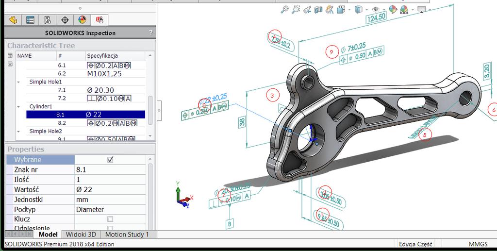 KOMUNIKACJA TECHNICZNA SOLIDWORKS INSPECTION SZKOLENIE Z CERTYFIKOWANYM PODRĘCZNIKIEM W ZESTAWIE Celem szkolenia jest zaznajomienie uczestników z podstawami pracy w oprogramowaniu SOLIDWORKS