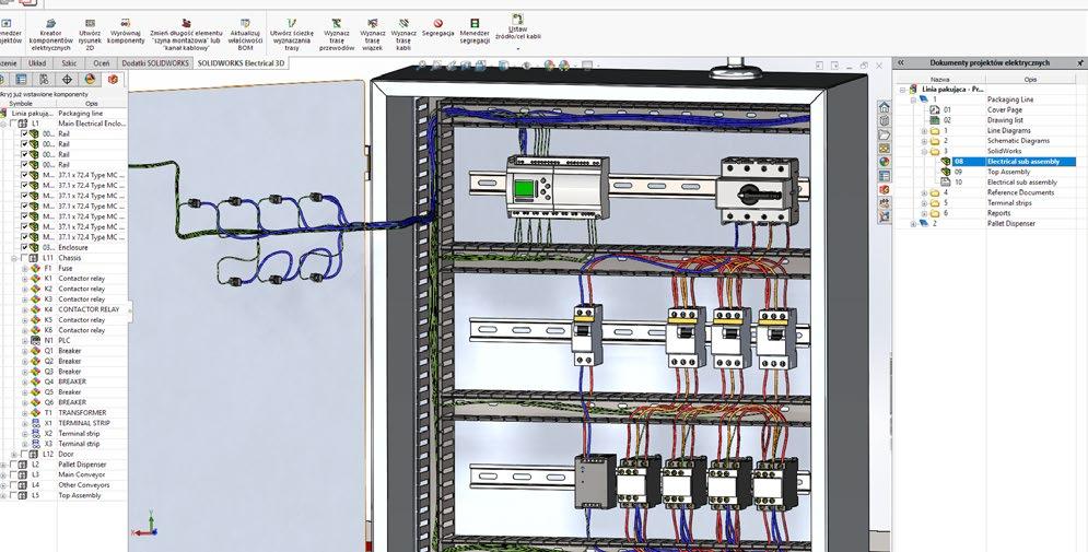 PROJEKTOWANIE ELEKTRYCZNE SOLIDWORKS ROUTING INSTALACJE ELEKTRYCZNE SZKOLENIE Z CERTYFIKOWANYM PODRĘCZNIKIEM W ZESTAWIE Celem szkolenia jest wprowadzenie użytkownika do pracy w module routingu