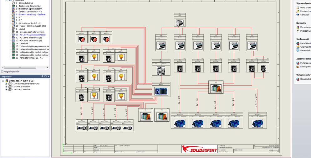 PROJEKTOWANIE ELEKTRYCZNE SOLIDWORKS ELECTRICAL SCHEMATIC SZKOLENIE Z CERTYFIKOWANYM PODRĘCZNIKIEM W ZESTAWIE Celem szkolenia jest wprowadzenie użytkownika w specyfikę pracy w oprogramowaniu