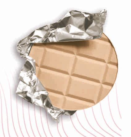 Puder Creamy Chocolate Bronzer Czekoladowy, matowy puder brązujący do twarzy i ciała z ekstraktem z nasion kakao. Zapewnia efekt naturalnej opalenizny.