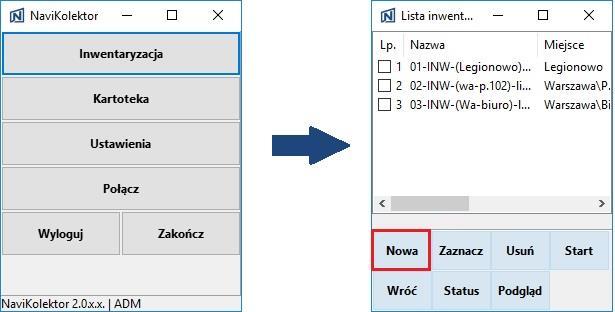 W trakcie skanowania kodów kreskowych środków trwałych terminalem danych, zeskanowany numer ewidencyjny środka trwałego zostaje bez porównywania danych z kartoteką wprowadzony do bazy