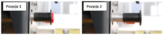 Zwalnianie i uruchamianie hamulca postojowego Przyczepa podłączona do pojazdu silnikowego Przesunięcie do pozycji 1 włącznika czerwonego oraz czarnego przyczepa nie jest zabezpieczona hamulcem.