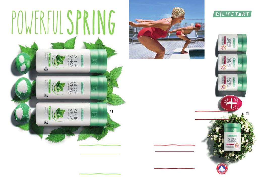 Wiosna: czas start! Postaw na dobrą formę Zawarte w Aloe Vera Drinking Gel Sivera połączenie 90% żelu aloesowego z ekstraktem z pokrzywy i 7% miodu wspiera Twoje ogólne samopoczucie.