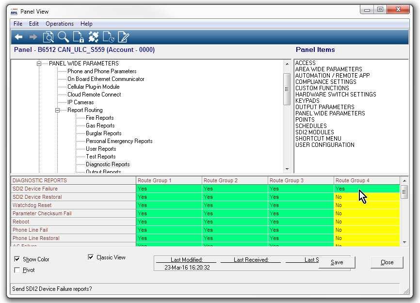 20 pl Ustawienia zgodności Control Panel Rysunek 2.2: Awaria urządzenia SDI2 PARAMETRY DOT.