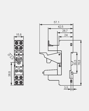 Gniazda i akcesoria GZT80 Schematy po³¹czeñ Do RM84, RM85, RM85 inrush, RM87L, RM87L sensitive,