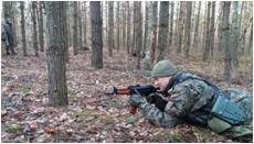 drużyny lekkiej piechoty): reakcja na kontakt, natarcie improwizowane (doraźne),