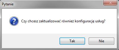 Po zakończeniu procesu kreacji baz zostanie wyświetlony komunikat widoczny na Rys.
