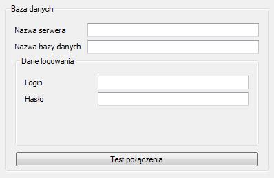 Rys. 71 Konfiguracja komponentu Comarch Retail POS W oknie konfiguracji komponentu należy wprowadzić dane dotyczące instalacji bazy danych stanowiska sprzedaży POS.