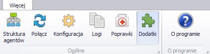 Rys. 91 Oznaczenie poprawności instalacji poprawek w całej strukturze agentów 8. Dodatki Za pomocą Comarch ERP Auto Update można rejestrować, instalować oraz odinstal owywać dodatki.