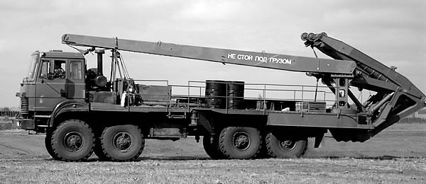 Support Bridges. Part 1 - European support bridges with a span of 40 m 103 2.4. MMK mechanized bridge In 1998 rthe engineering company KBTM 5 ( ) at Omsk commenced work on mechanized bridge codenamed "".